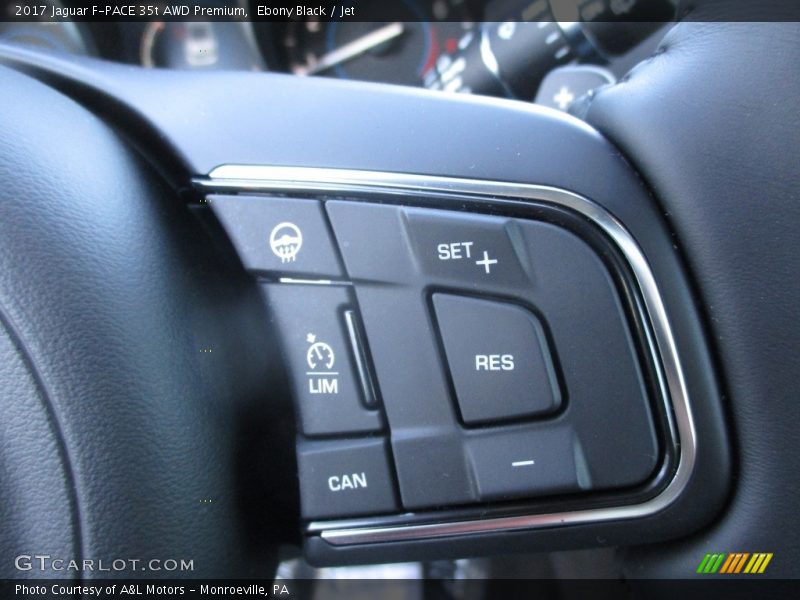 Ebony Black / Jet 2017 Jaguar F-PACE 35t AWD Premium