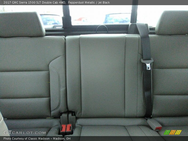 Pepperdust Metallic / Jet Black 2017 GMC Sierra 1500 SLT Double Cab 4WD