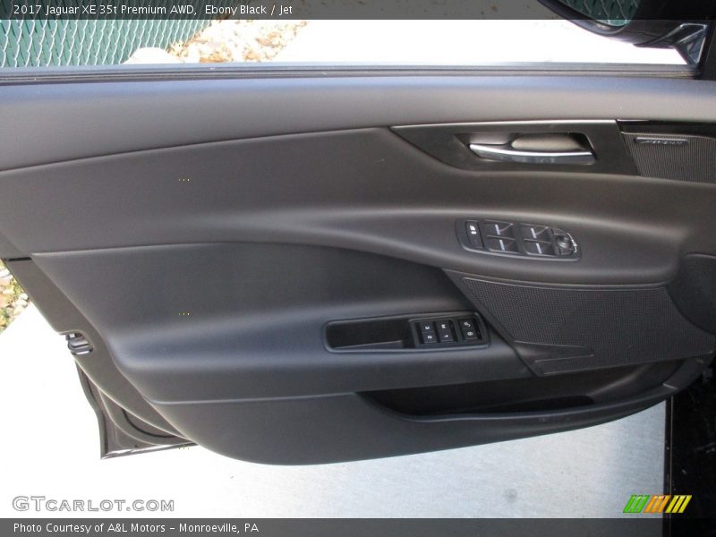 Ebony Black / Jet 2017 Jaguar XE 35t Premium AWD