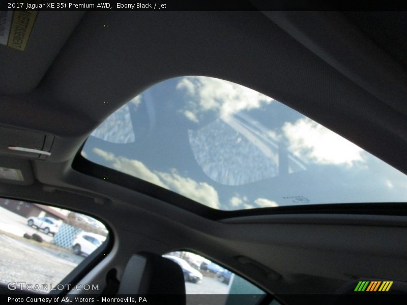 Ebony Black / Jet 2017 Jaguar XE 35t Premium AWD