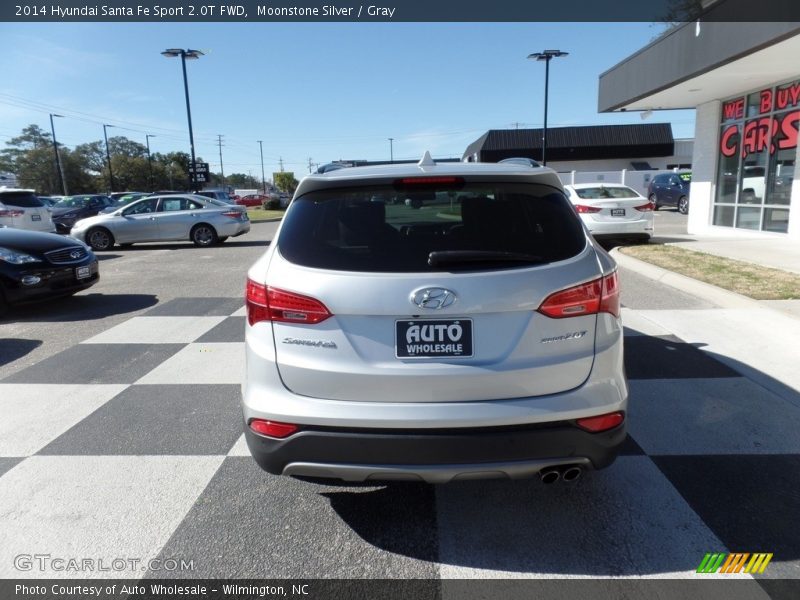 Moonstone Silver / Gray 2014 Hyundai Santa Fe Sport 2.0T FWD