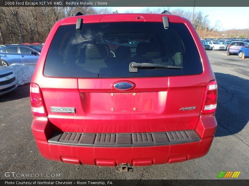 Redfire Metallic / Stone 2008 Ford Escape XLT V6 4WD