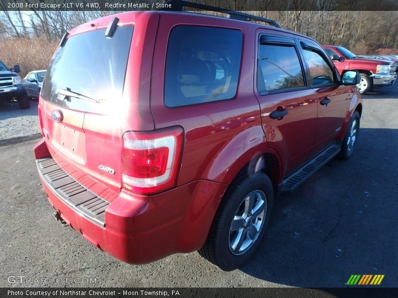 Redfire Metallic / Stone 2008 Ford Escape XLT V6 4WD