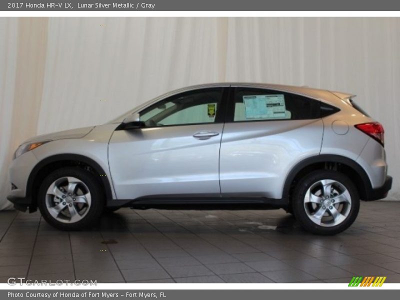 Lunar Silver Metallic / Gray 2017 Honda HR-V LX