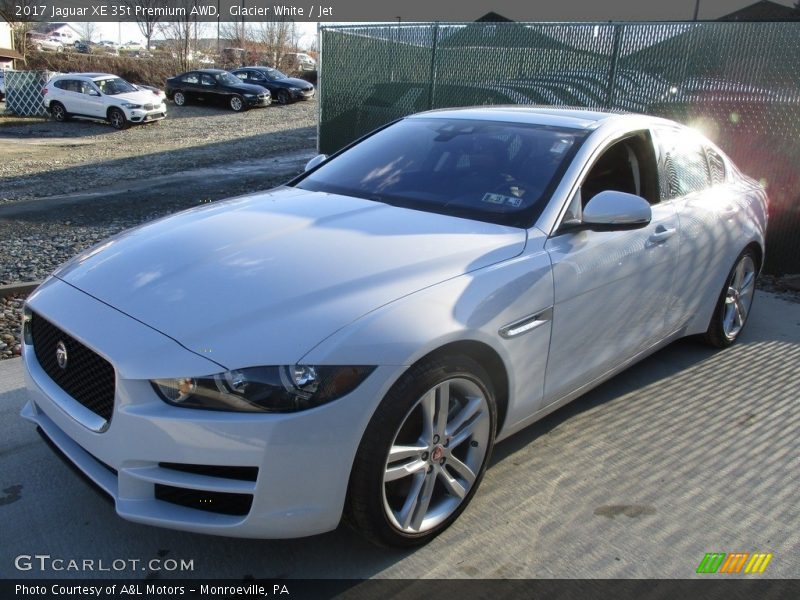 Glacier White / Jet 2017 Jaguar XE 35t Premium AWD