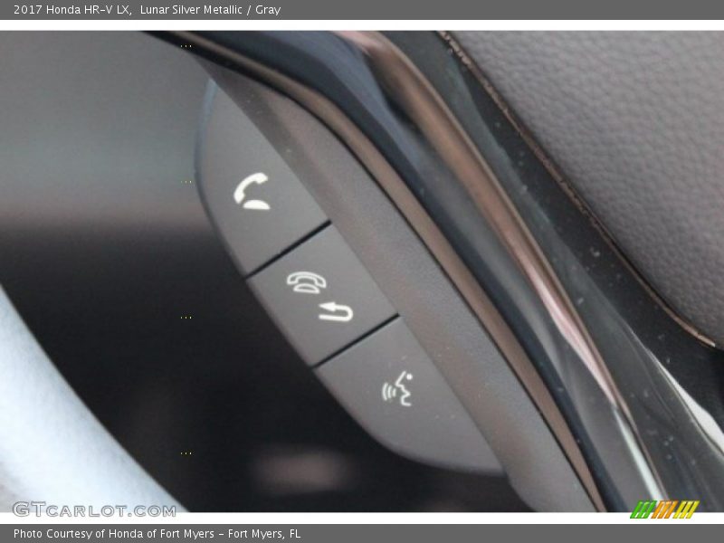 Lunar Silver Metallic / Gray 2017 Honda HR-V LX