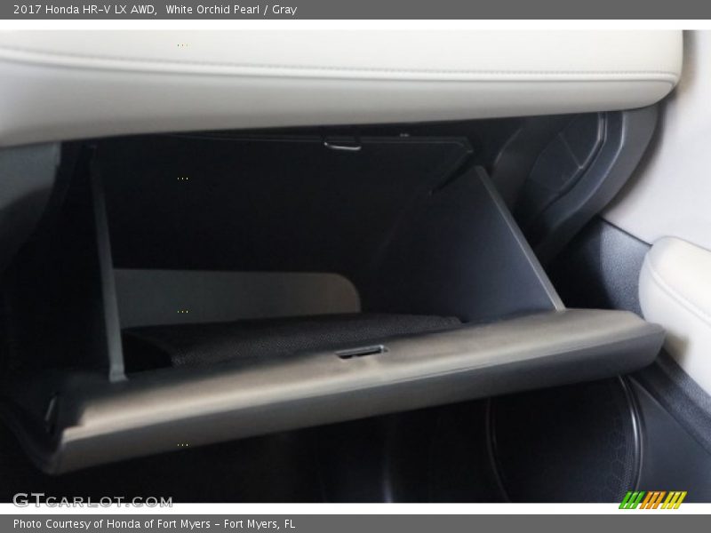 White Orchid Pearl / Gray 2017 Honda HR-V LX AWD