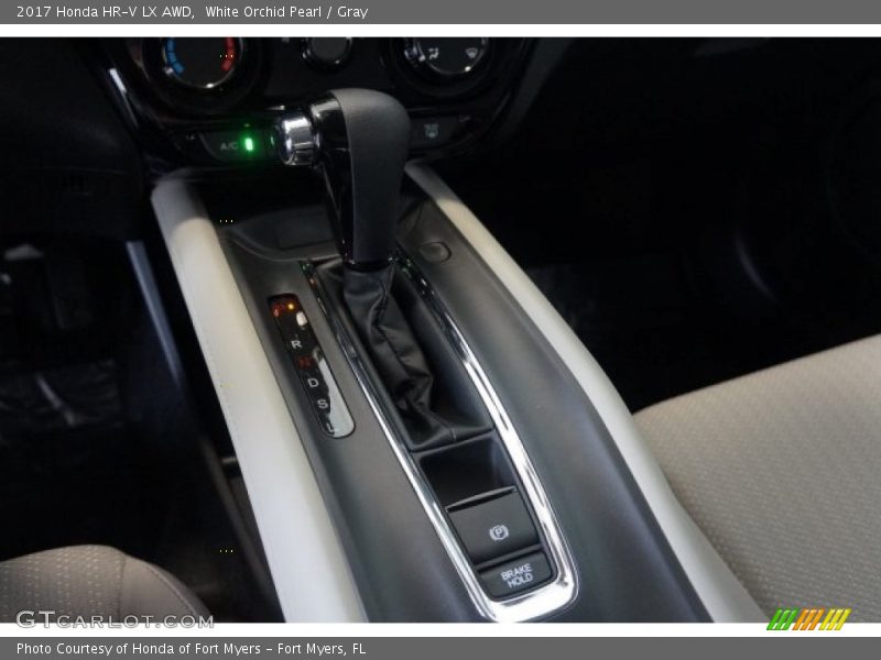 White Orchid Pearl / Gray 2017 Honda HR-V LX AWD
