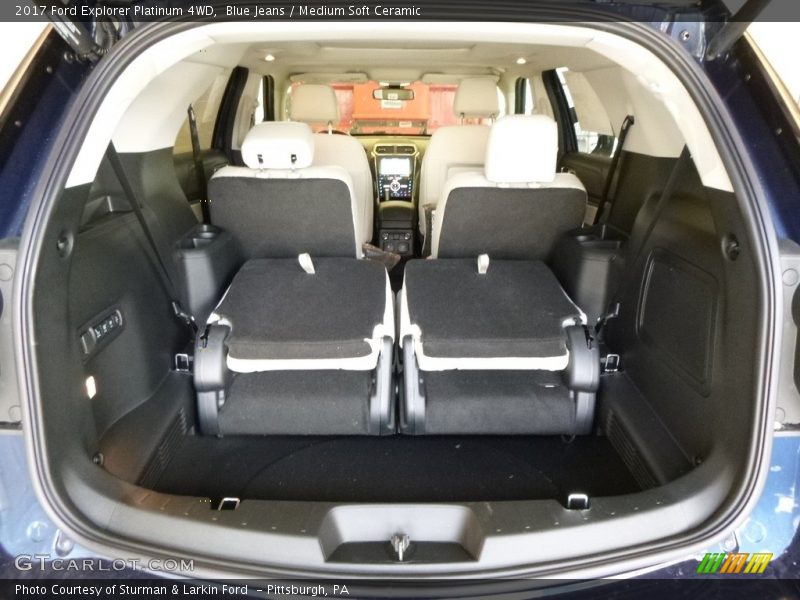 Blue Jeans / Medium Soft Ceramic 2017 Ford Explorer Platinum 4WD