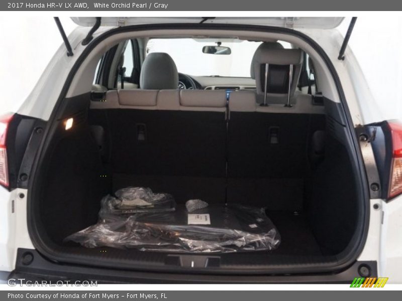 White Orchid Pearl / Gray 2017 Honda HR-V LX AWD