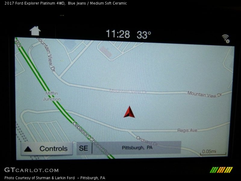 Blue Jeans / Medium Soft Ceramic 2017 Ford Explorer Platinum 4WD