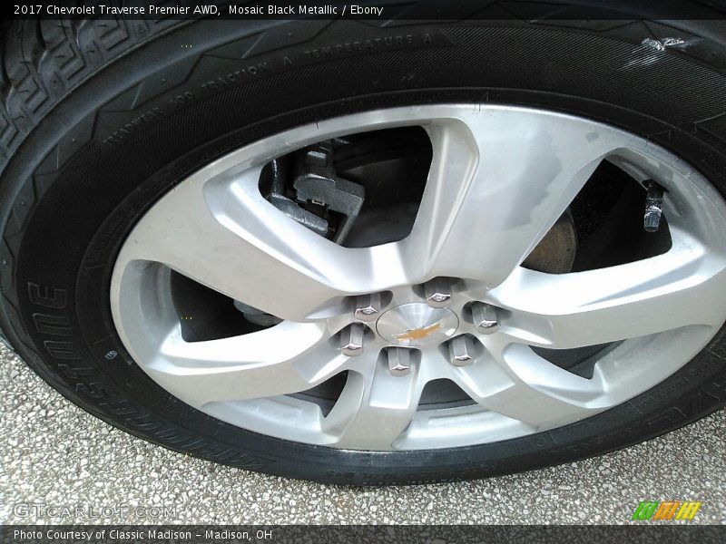 Mosaic Black Metallic / Ebony 2017 Chevrolet Traverse Premier AWD