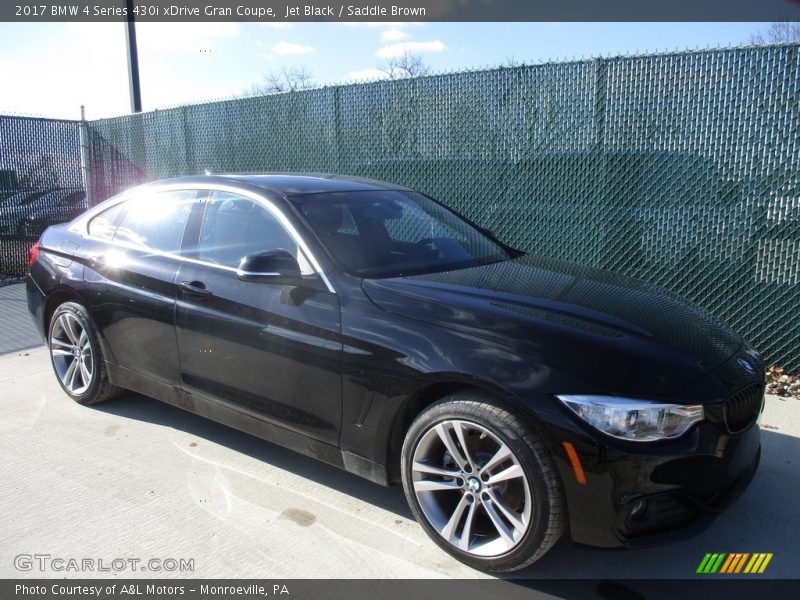 Jet Black / Saddle Brown 2017 BMW 4 Series 430i xDrive Gran Coupe