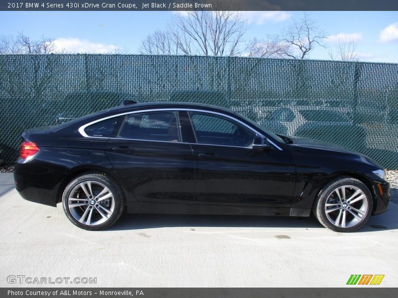 Jet Black / Saddle Brown 2017 BMW 4 Series 430i xDrive Gran Coupe