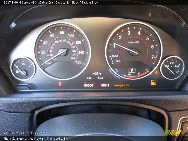  2017 4 Series 430i xDrive Gran Coupe 430i xDrive Gran Coupe Gauges