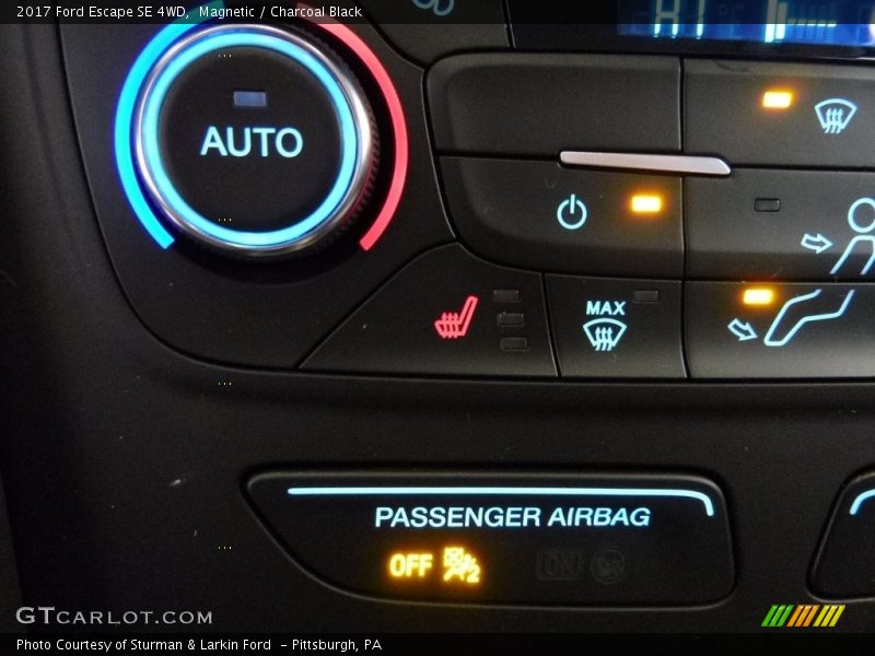 Magnetic / Charcoal Black 2017 Ford Escape SE 4WD