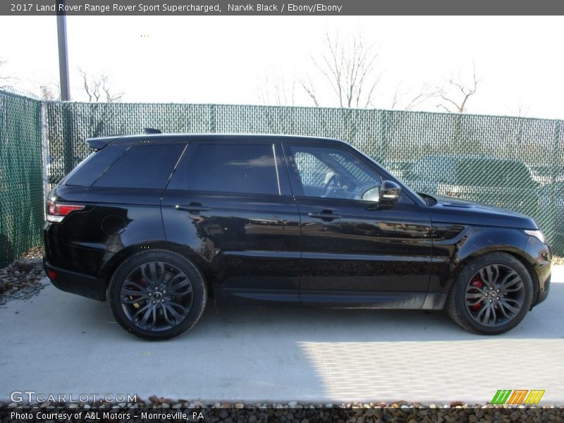Narvik Black / Ebony/Ebony 2017 Land Rover Range Rover Sport Supercharged