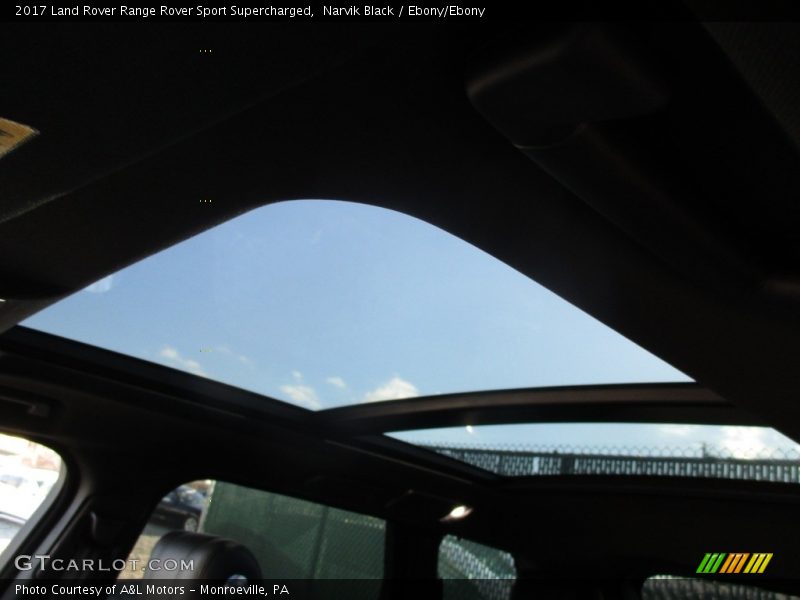 Narvik Black / Ebony/Ebony 2017 Land Rover Range Rover Sport Supercharged