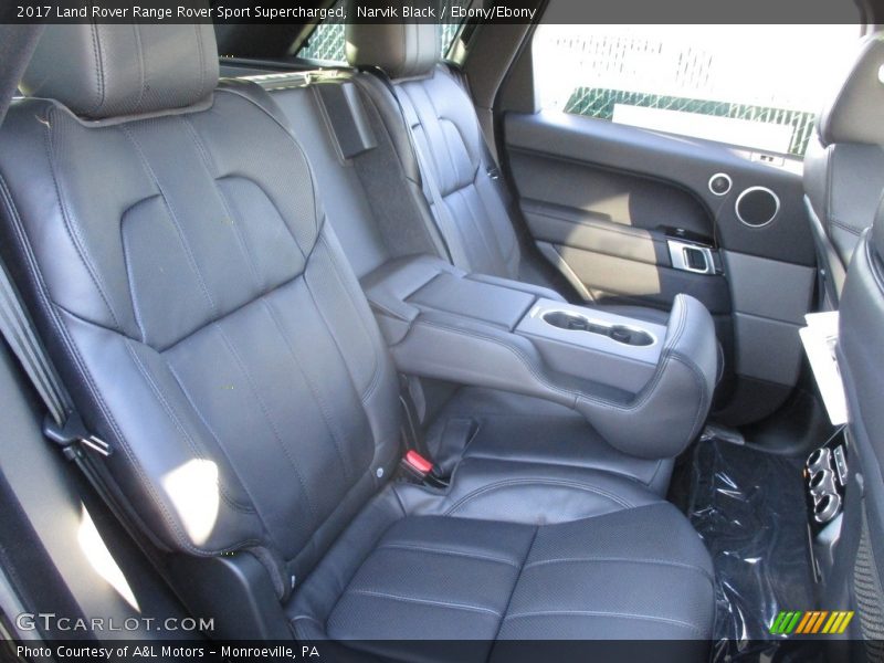 Narvik Black / Ebony/Ebony 2017 Land Rover Range Rover Sport Supercharged