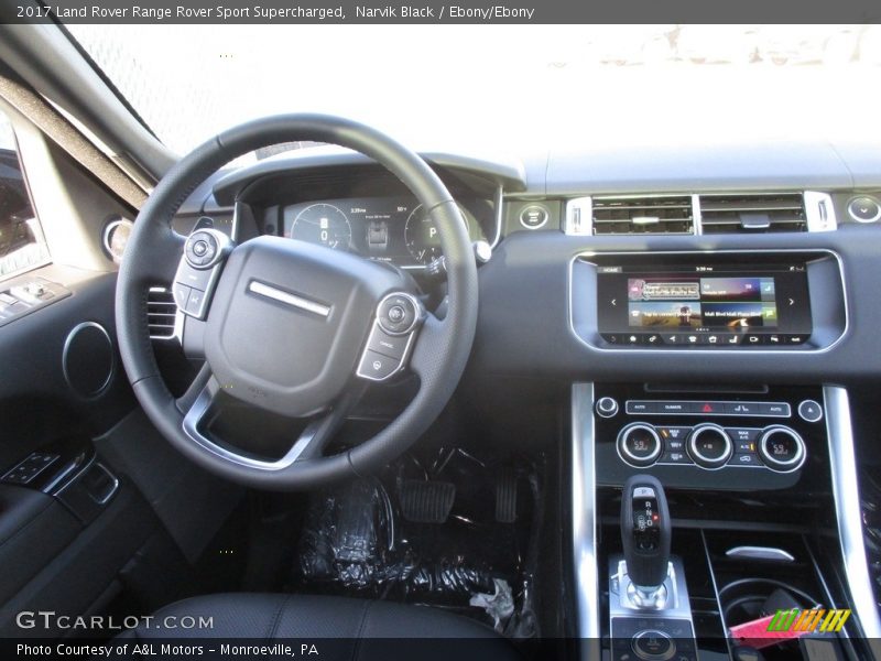 Dashboard of 2017 Range Rover Sport Supercharged