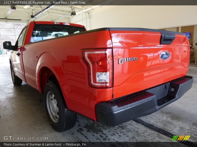 Race Red / Earth Gray 2017 Ford F150 XL Regular Cab