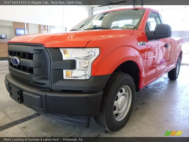 Front 3/4 View of 2017 F150 XL Regular Cab