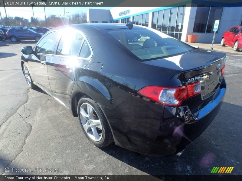 Crystal Black Pearl / Parchment 2010 Acura TSX Sedan