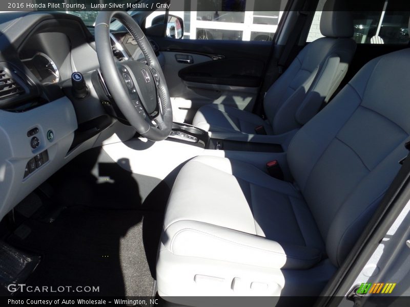 Lunar Silver Metallic / Gray 2016 Honda Pilot Touring