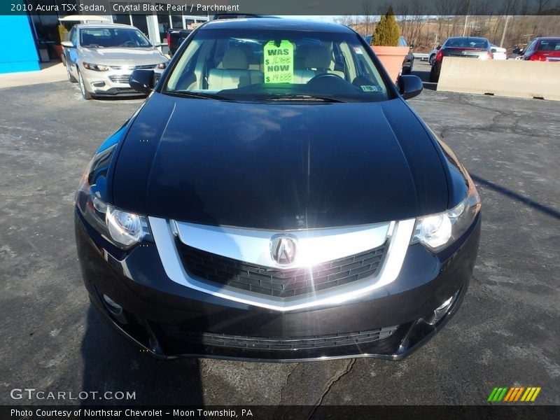 Crystal Black Pearl / Parchment 2010 Acura TSX Sedan