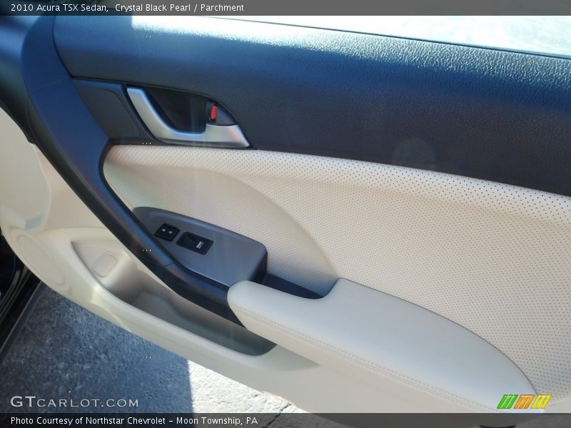 Crystal Black Pearl / Parchment 2010 Acura TSX Sedan