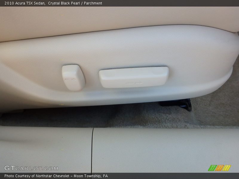 Crystal Black Pearl / Parchment 2010 Acura TSX Sedan