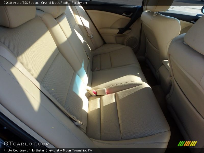 Crystal Black Pearl / Parchment 2010 Acura TSX Sedan