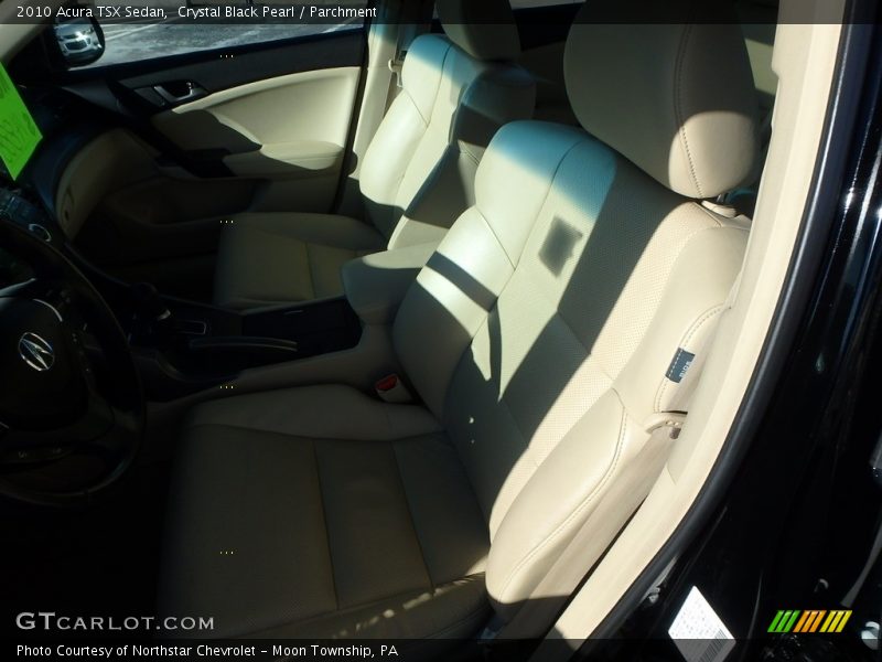 Crystal Black Pearl / Parchment 2010 Acura TSX Sedan