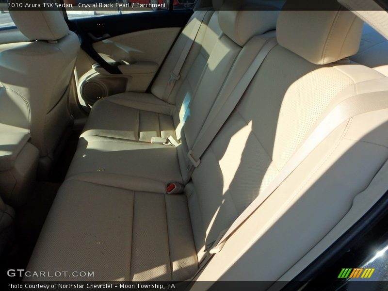 Crystal Black Pearl / Parchment 2010 Acura TSX Sedan