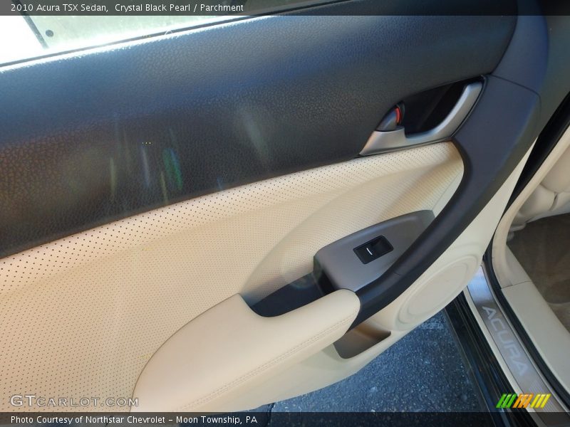 Crystal Black Pearl / Parchment 2010 Acura TSX Sedan