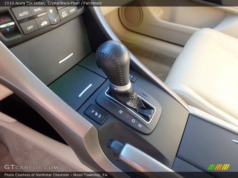 Crystal Black Pearl / Parchment 2010 Acura TSX Sedan