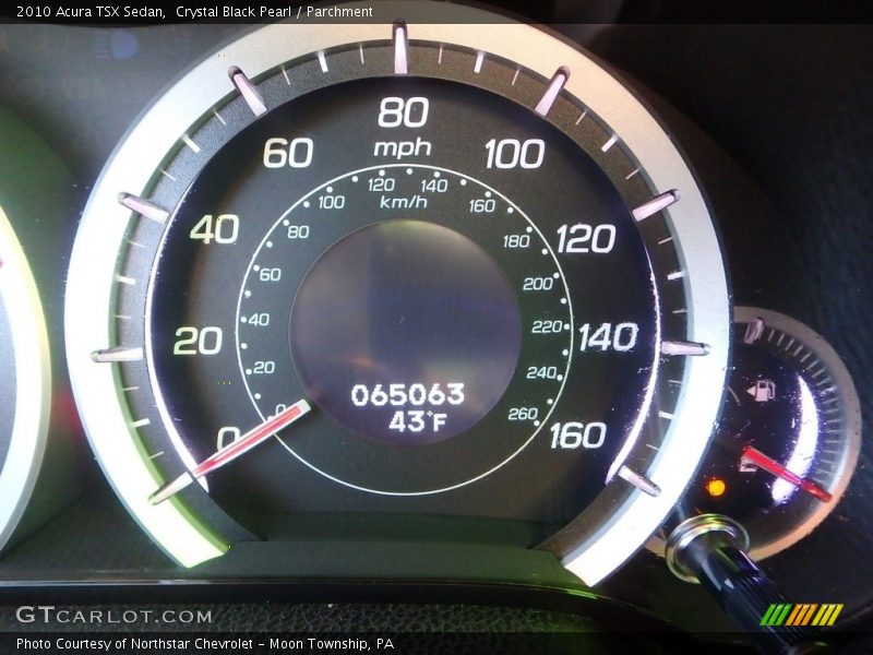 Crystal Black Pearl / Parchment 2010 Acura TSX Sedan