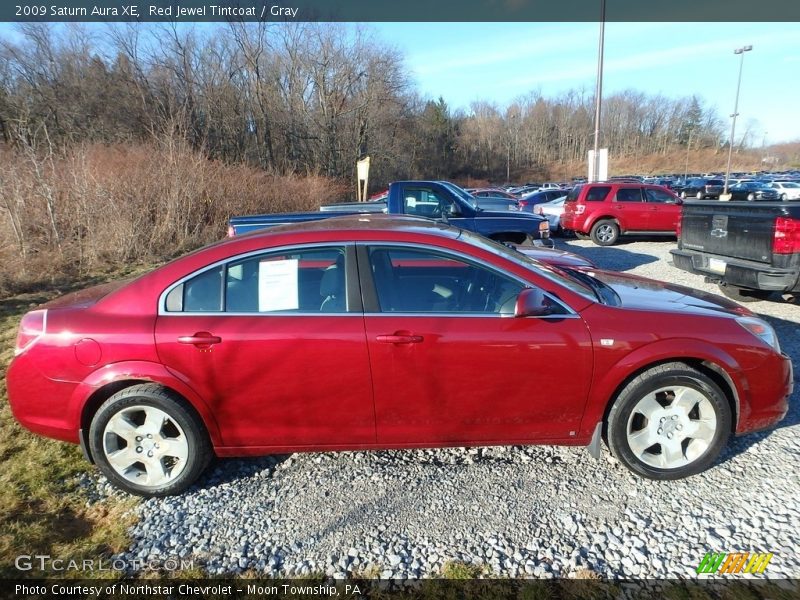 Red Jewel Tintcoat / Gray 2009 Saturn Aura XE