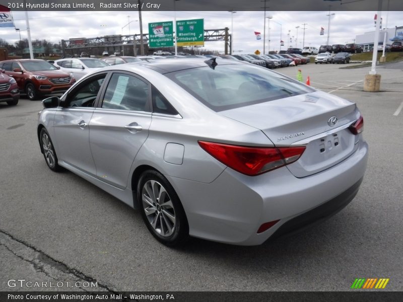Radiant Silver / Gray 2014 Hyundai Sonata Limited