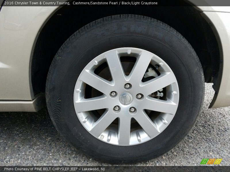 Cashmere/Sandstone Pearl / Black/Light Graystone 2016 Chrysler Town & Country Touring