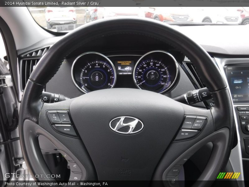 Radiant Silver / Gray 2014 Hyundai Sonata Limited