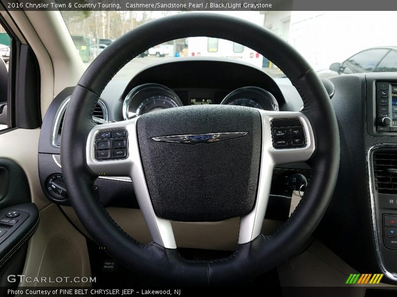 Cashmere/Sandstone Pearl / Black/Light Graystone 2016 Chrysler Town & Country Touring