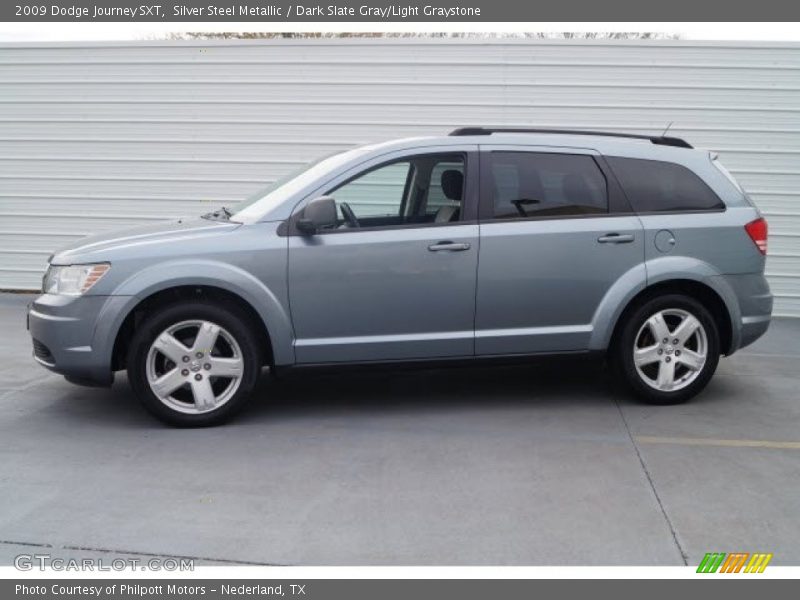 Silver Steel Metallic / Dark Slate Gray/Light Graystone 2009 Dodge Journey SXT