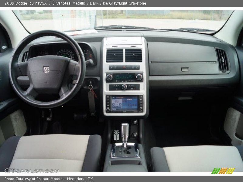 Silver Steel Metallic / Dark Slate Gray/Light Graystone 2009 Dodge Journey SXT