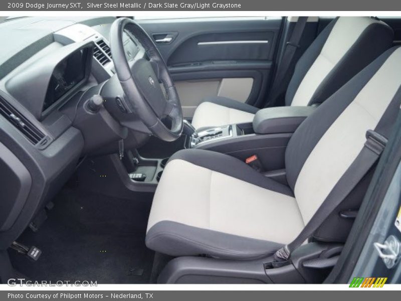 Silver Steel Metallic / Dark Slate Gray/Light Graystone 2009 Dodge Journey SXT