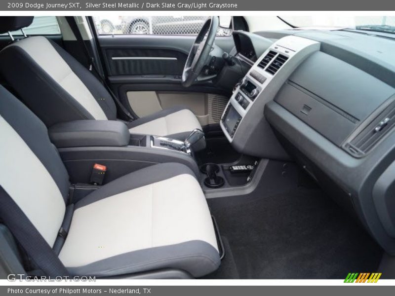 Silver Steel Metallic / Dark Slate Gray/Light Graystone 2009 Dodge Journey SXT