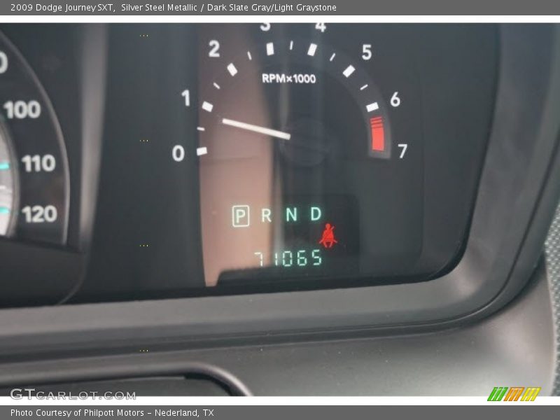 Silver Steel Metallic / Dark Slate Gray/Light Graystone 2009 Dodge Journey SXT