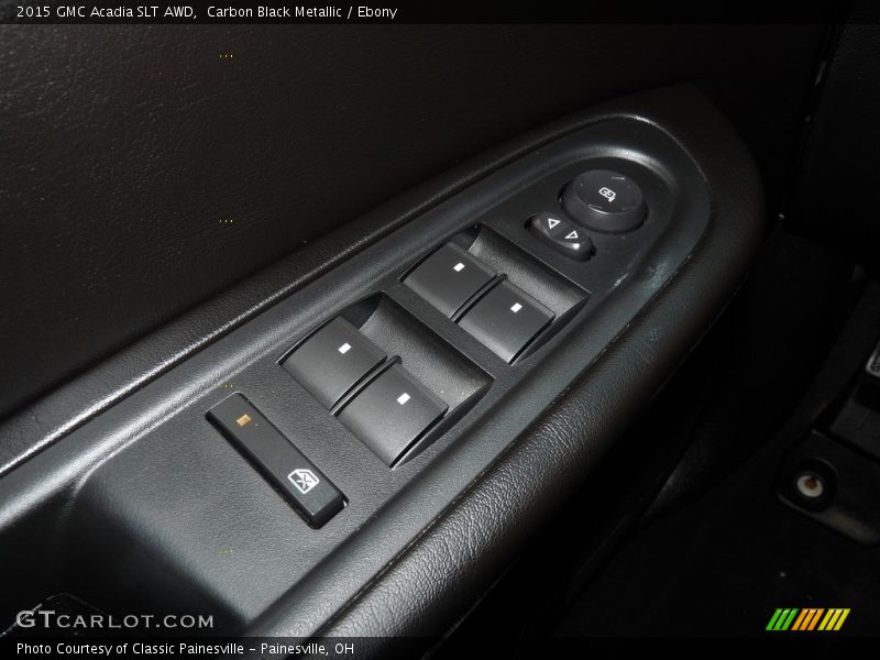 Carbon Black Metallic / Ebony 2015 GMC Acadia SLT AWD