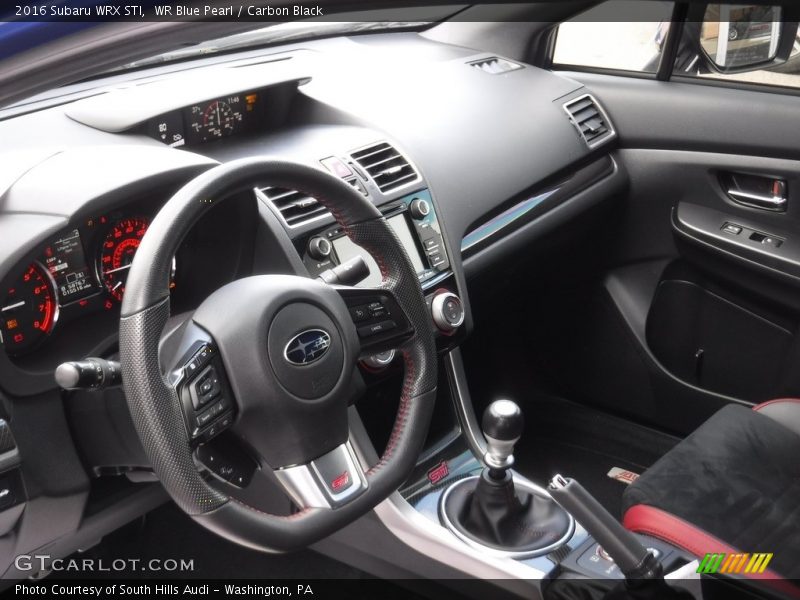 Dashboard of 2016 WRX STI