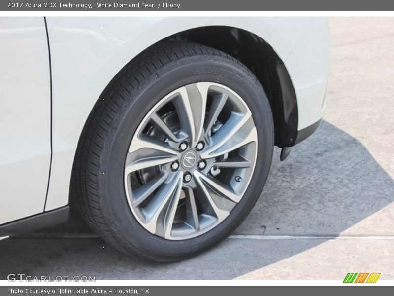 White Diamond Pearl / Ebony 2017 Acura MDX Technology